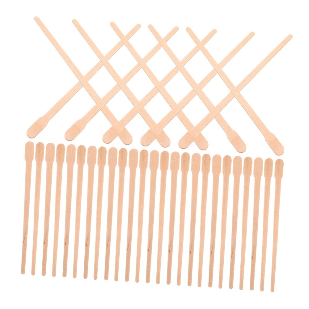 Wax Applicators for Precise Application with Oval Head, 100 Count