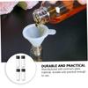 Veemoon 24 Small Glass Bottles for Essential Oils with Black Screw Caps for Travel and Hotels view 3