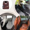 Car Seat Back Organizer, PU Leather Kick Mat and Backseat Protector view 4