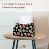 lcndlsoe Tissue Box Holders, Dinosaur Pattern, Rectangular Leather, Decorative Organizer for Tabletop, Bathroom, Car, Office, 2-Pack view 2