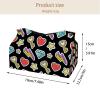 lcndlsoe Tissue Box Holders, Dinosaur Pattern, Rectangular Leather, Decorative Organizer for Tabletop, Bathroom, Car, Office, 2-Pack view 4