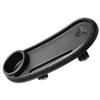 Removable Plastic Stroller Tray with Cup Holder, Black view 1