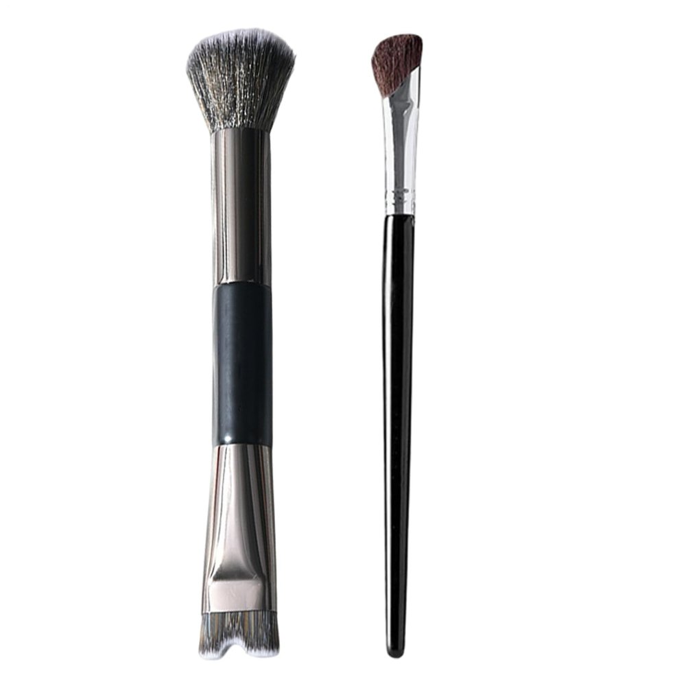 Angled Contour Makeup Brush with Synthetic Bristles