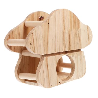 BESTonZON Wooden Rabbit Feeder Stand