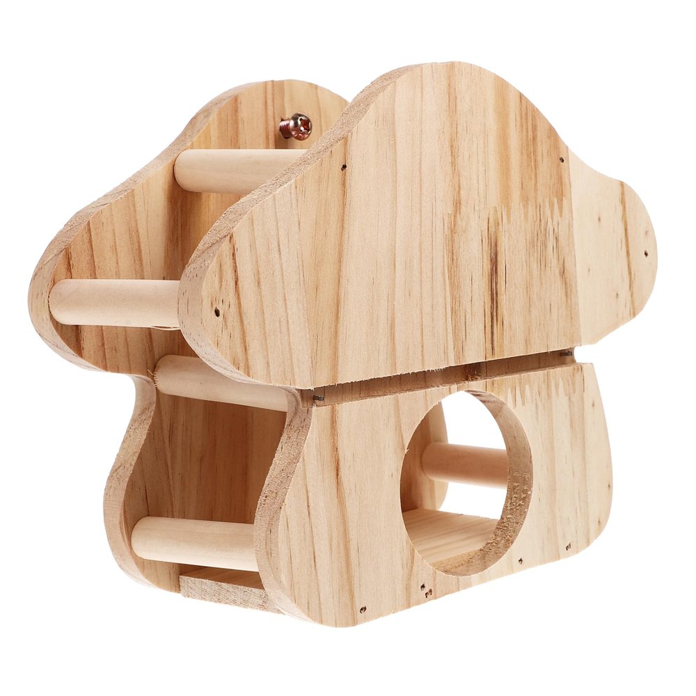 BESTonZON Wooden Rabbit Feeder Stand