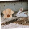 BESTonZON Wooden Rabbit Feeder Stand view 2
