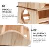 BESTonZON Wooden Rabbit Feeder Stand view 4