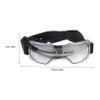 GRIRIW Adjustable UV-Protective Dog Goggles, Windproof, Silver view 2