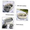 JECOMPRIS 3-Piece Cotton Rope Storage Basket Set for Small Items, Decorative Baskets for Living Room, Kids' Room, and Office view 4