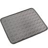 YIPSKIRZY Cooling Mat for Large Dogs & Cats, 6 Sizes (XS–XXL), No Water or Electricity Required, Chew-Resistant & Machine Washable, Indoor/Outdoor Pet Cooling Mat (Dark Gray, S) view 1