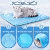 YIPSKIRZY Cooling Mat for Large Dogs & Cats, 6 Sizes (XS–XXL), No Water or Electricity Required, Chew-Resistant & Machine Washable, Indoor/Outdoor Pet Cooling Mat (Dark Gray, S) view 4