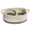 VALICLUD 3-Piece Braided Cotton Storage Basket Set view 1