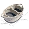 VALICLUD 3-Piece Braided Cotton Storage Basket Set view 3