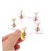 Acrylic Nail Holder for Artificial Fingernails with Metal Base, Blue view 4