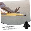 4-Pack Triangular Rubber Tips for Trekking Poles, Black view 3