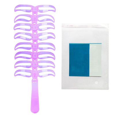 Washable, Reusable Eyebrow Stencils with Stamp