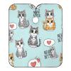 Haircut Cape with Cute Cats, Shampoo Cape, 160 x 140 cm, Salon Cape for Customers view 1