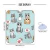 Haircut Cape with Cute Cats, Shampoo Cape, 160 x 140 cm, Salon Cape for Customers view 3