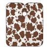 Cowhide-Texture Brown Haircut Cape, Waterproof Barber Gown, 164.8 x 140 cm view 1
