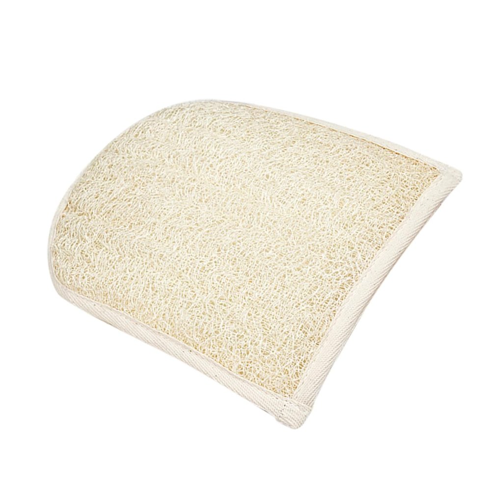 BAZEITFLOW Exfoliating Body Scrub Glove with Loofah Fibers and Cotton Fabric
