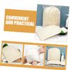 BAZEITFLOW Exfoliating Body Scrub Glove with Loofah Fibers and Cotton Fabric view 4