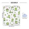 RPLIFE Cute Cartoon Frog White Barber Cape, Waterproof, 165 x 140 cm view 3