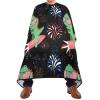 Cute Dinosaur and Fireworks Barber Cape, 160 x 140 cm view 2