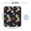 Cute Dinosaur and Fireworks Barber Cape, 160 x 140 cm view 3