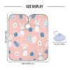 RPLIFE Haircutting Cape and Apron with Cute Bunny Eggs, Waterproof, 165 x 140 cm view 3