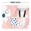 RPLIFE Haircutting Cape and Apron with Cute Bunny Eggs, Waterproof, 165 x 140 cm view 4