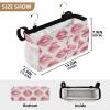 FRODOTGV Kiss Me Bedside Storage Organizer with Watercolor Lips and Pockets view 4