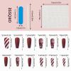 NICENEEDED 24-Piece Christmas Press-On Nails, Short Square Design view 2