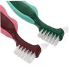 Healeved 2-Pack Double-Sided Denture Brushes with Hard Nylon Bristles view 3
