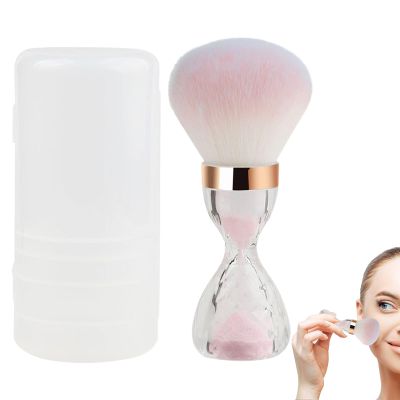 Blush Makeup Brush with Portable Funnel Handle