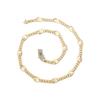 QTYQWC New 2026 14K Gold-Plated Monaco Chain, Schwenkes Pave Lock Lightweight Cuban 10 mm Bracelet view 1