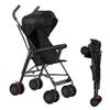OHMG CITY Folding Baby Stroller, 360° Wheels, Sunshade & Mosquito Net, 5-Point Harness, from 6 Months (D-Noir) view 1