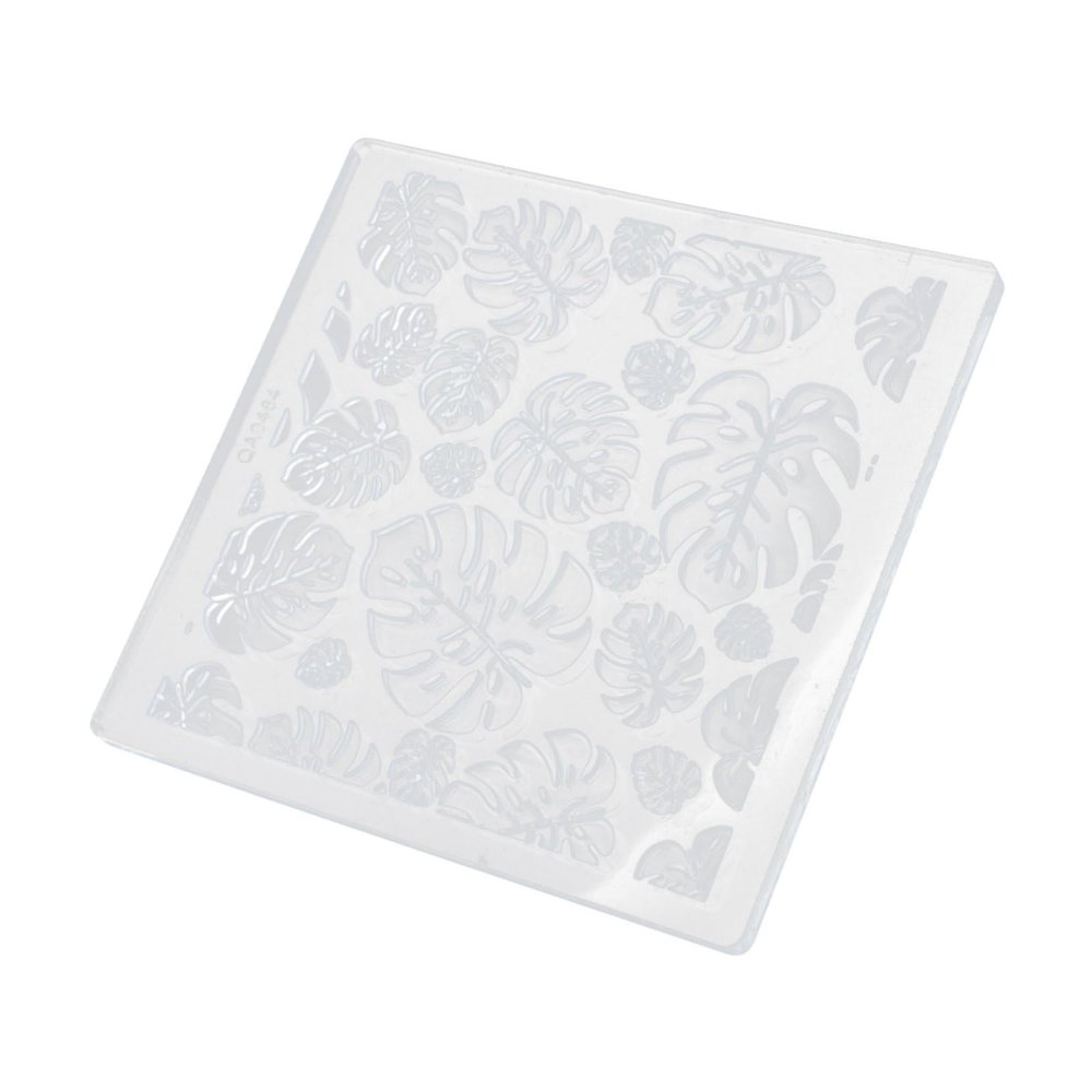 SOLUSTRE Fondant Embossing Mat with Leaf Pattern, PLA