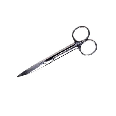 Healvian Curved Eyebrow Scissors with PVC Pouch