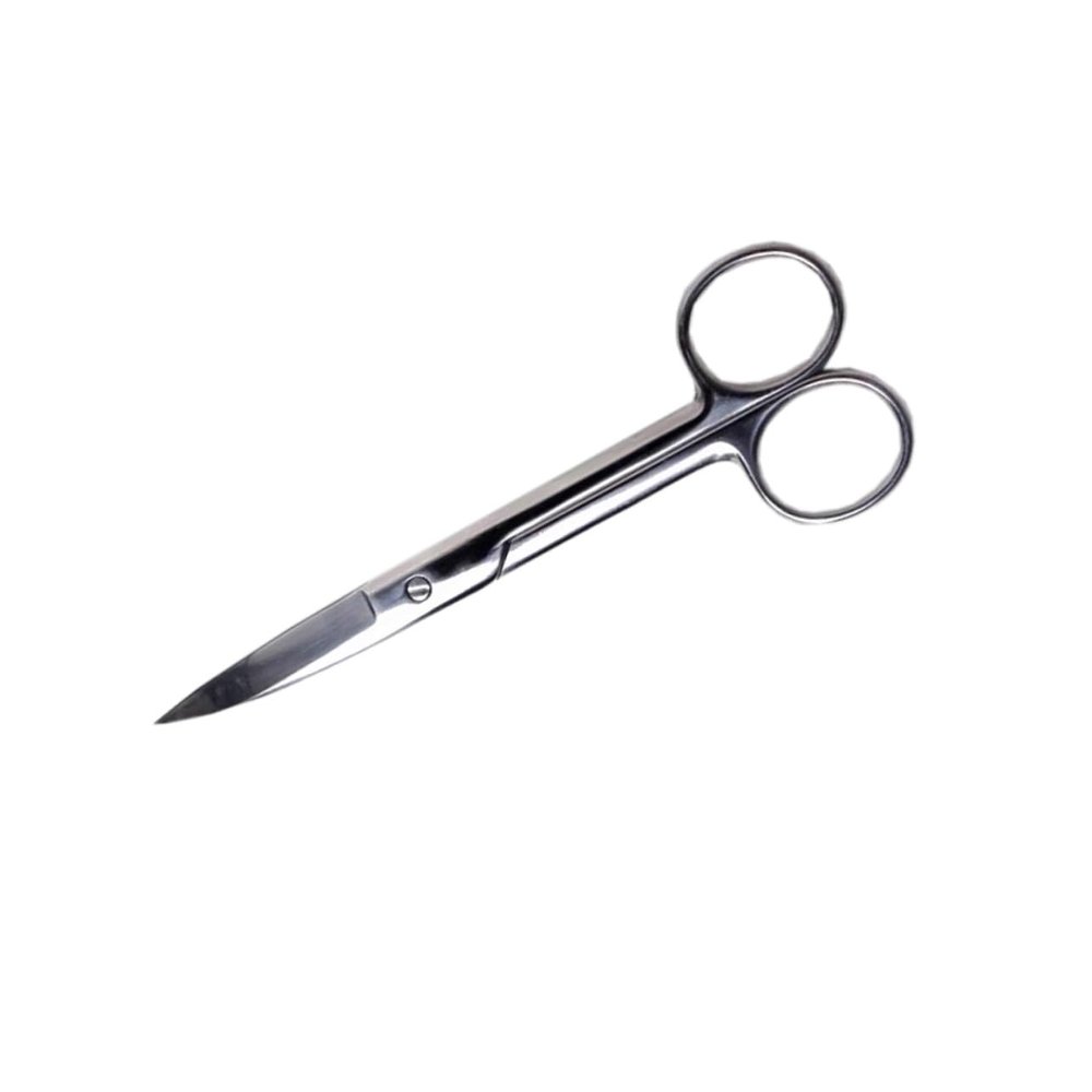 Healvian Curved Eyebrow Scissors with PVC Pouch
