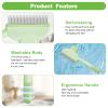 2-Pack Cat Undercoat Brush - Self-Cleaning Comb for Short & Long Hair view 2