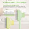 2-Pack Cat Undercoat Brush - Self-Cleaning Comb for Short & Long Hair view 3