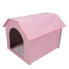 Acouto Indoor/Outdoor Pet House for Small to Medium Dogs, Cats, Rabbits and Puppies, Pink view 3