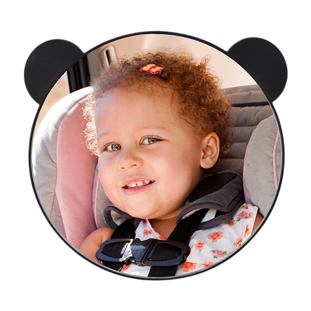 Wobble-Free Adjustable Baby Car Mirror, Easy Installation