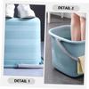 Yardenfun Portable Plastic Water Bucket with Handle for Home, Garden or Camping view 4