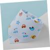 GARIOUANS 6-Piece Double-Layer Creative Waterproof Cotton Triangle Bibs for Boys and Girls, Mixed Designs view 4
