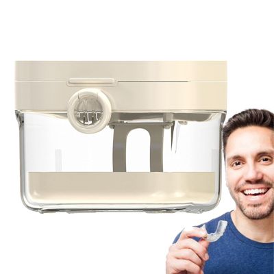 Dayysiuy Denture Soaking Container and Storage Box