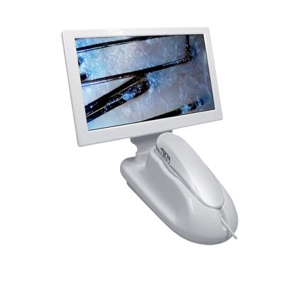 11-Inch HD LCD Hair and Scalp Detector with Dual-Lens Moisture and Oil Analyzer