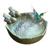 Ceramic Bird Bath Bowl, Multifunctional Artistic Garden Décor view 1