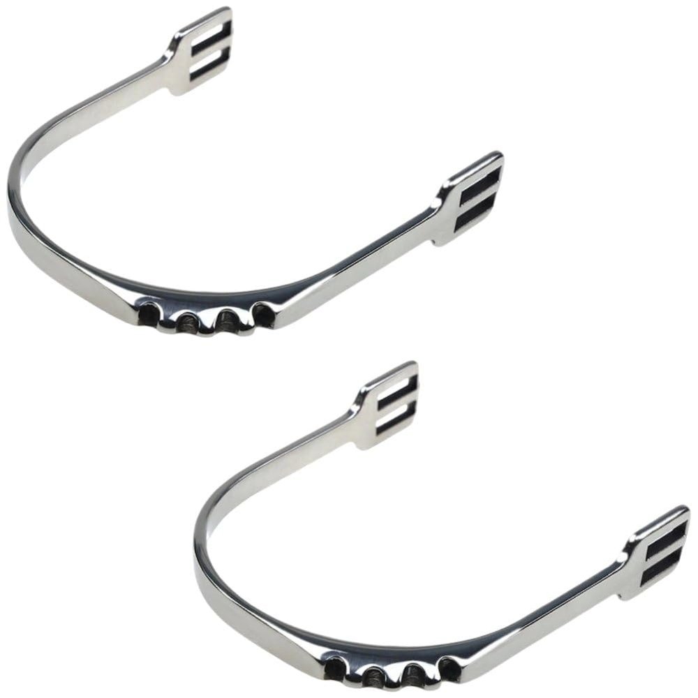 Glixoft 2-Piece Stainless Steel Horse Spurs