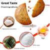 JOIYSVEN Seaweed Cookies, Thin Handmade Crispy Snacks, Non-Fried, Vegetarian, Low-Calorie (18 g × 15 Bags) view 4